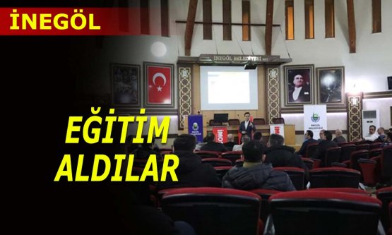 Fuar öncesi eğitim aldılar