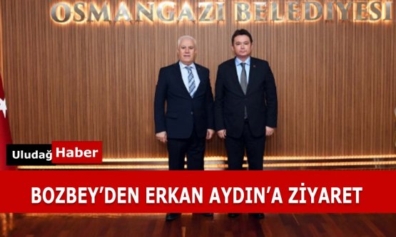 Mustafa Bozbey'den Başkan Aydın'a ziyaret