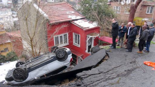 Aşırı Yağış Heyelana Neden Oldu!