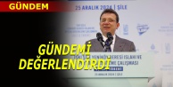 Ekrem İmamoğlu gündemi değerlendirdi