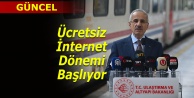 Tren garlarında ücretsiz internet dönemi başlıyor