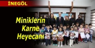 İnegöllü miniklerin karne heyecanı