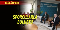 Şadi Başkan başarılı sporcuları ağırladı