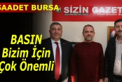 Saadet Partisi'nden SİZİN GAZETE'ye ziyaret